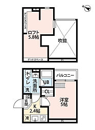 フレシールメゾン 1Kの間取図画像