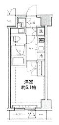 スパシエグランス早稲田 1Kの間取図画像