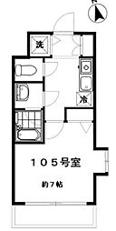 リンクス久我山 1Kの間取図画像