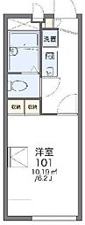 レオパレス美国 1Kの間取図画像