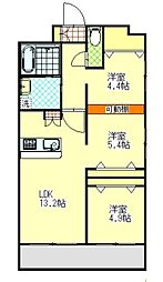 間取図画像 3LDK