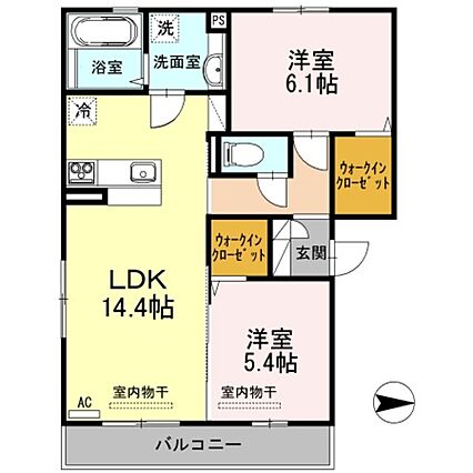 ウニールエム_間取り_0