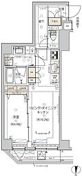 ARCOBALENO錦糸町 1LDKの間取図画像