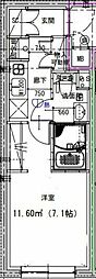 杉並区和田1丁目マンション 1Kの間取図画像