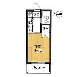 間取図画像 1K