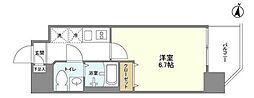 アルファコート西川口23 1Kの間取図画像