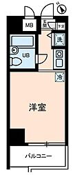 ダイホープラザ三ノ輪 ワンルームの間取図画像