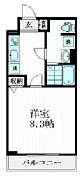 SHOKENレジデンス板橋区役所前 1Kの間取図画像