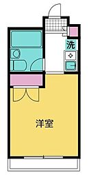 ブランシュ国分寺 1Kの間取図画像