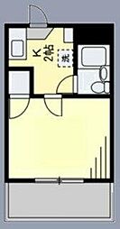 GlobalHeightsAkamon 1Kの間取図画像