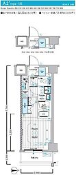 MAXIV西川口 1Kの間取図画像