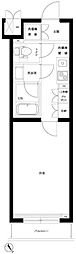 ルーブル駒沢大学参番館 1Kの間取図画像