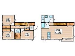 浜田山4丁目貸家 3LDKの間取り