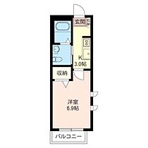 フローラル国立 00101 ｜ 東京都国立市北２丁目28-49（賃貸アパート1K・1階・24.42㎡） その2