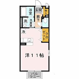 Comfort紘 ワンルームの間取図画像