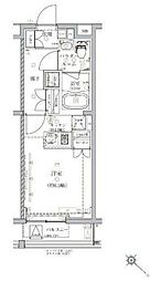 ベルシード板橋本町プレミア 3階1Kの間取り