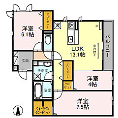 物件の間取り