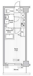 Nステージ西船橋2 1Kの間取図画像