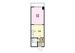 プリマヴェーラ蒲田 1DKの間取図画像