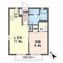 ラルジュ・ハーモニーII 103 ｜ 宮城県黒川郡大和町杜の丘１丁目2-9（賃貸アパート1LDK・1階・42.00㎡） その2