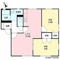 サンディアス児玉　Ａ棟 A0102 ｜ 大分県大分市大字小池原1193-1（賃貸アパート2LDK・1階・54.34㎡） その2