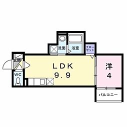 GoodLife 小阪本町 1LDKの間取図画像