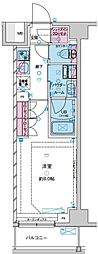 ジェノヴィア北池袋2 1Kの間取図画像
