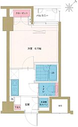 アイル池袋・North 1Kの間取図画像