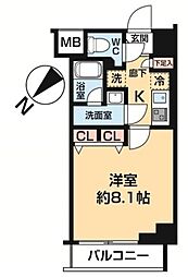 MAXIV西川口SC 1階1Kの間取り