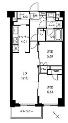 ザ・ケンジントン・レジデンスときわ台 3階2LDKの間取り