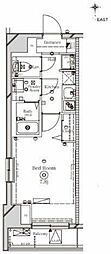 Raffistar大師前イースト 1Kの間取図画像