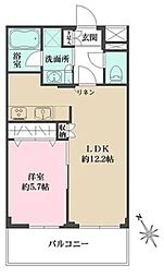 ACPレジデンス文京春日 1LDKの間取図画像