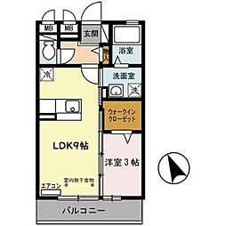 間取図画像 1LDK
