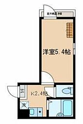 ノーザンロード綾瀬 1Kの間取図画像
