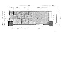 エステート・モア天神STUDIO 1Kの間取図画像