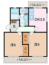 静岡県富士市中之郷3247-1-2（賃貸アパート2DK・1階・45.63㎡） その2