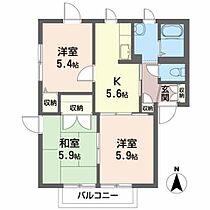 パセオわかば　Ｆ 101 ｜ 岩手県奥州市江刺杉ノ町6-31（賃貸アパート3K・1階・50.00㎡） その2