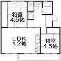 中宮第四団地74号棟4階5.0万円