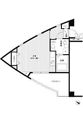 プラザSTH ワンルームの間取図画像