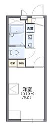 レオパレスジュネスドミール 1Kの間取図画像