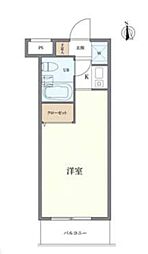 スカイコート池袋5 1Kの間取図画像