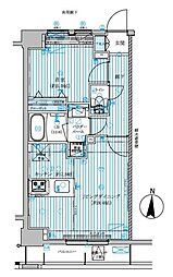 MAINSTAGE菊川 1LDKの間取図画像