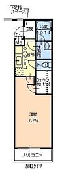 フジパレス堺鳳東3番館 1Kの間取図画像
