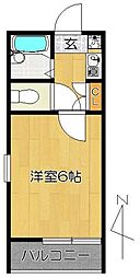 MatsudoStandHill 1Kの間取図画像