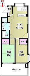 ヴィント田町 2LDKの間取図画像