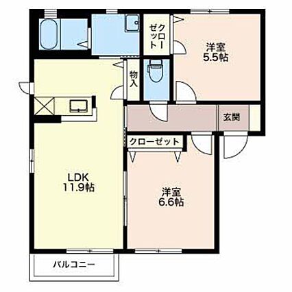 イストワールＢ_間取り_0