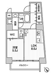 ROOTsHigashiNagasaki 1LDKの間取図画像