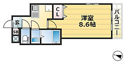 JR東海道・山陽本線 元町駅 徒歩9分の賃貸マンション 3階1Kの間取り