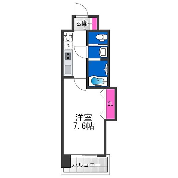 Luxe布施北II ｜大阪府東大阪市長堂２丁目(賃貸マンション1K・3階・25.20㎡)の写真 その2