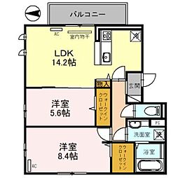 グランシャリオ 2階/-